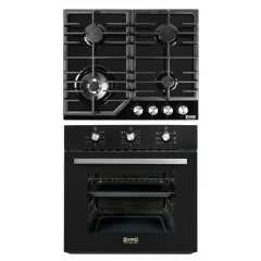 Комплект встраиваемой техники ZorG Technology BE6 black + варочная панель ZorG Technology BLC FDW black