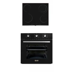 Комплект встраиваемой техники ZorG Technology BE6 black + электрическая панель ZorG Technology MS 163 bl