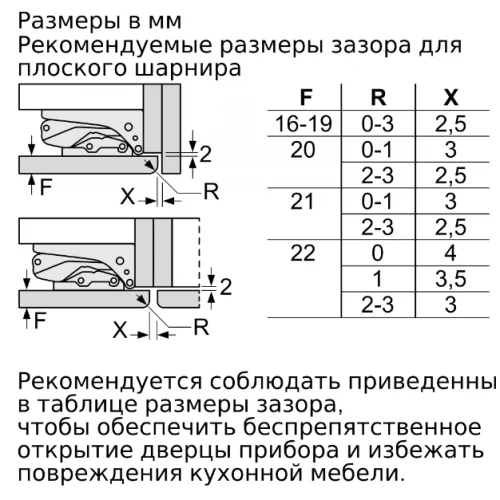 Встраиваемый холодильник Bosch KIN86HD20R