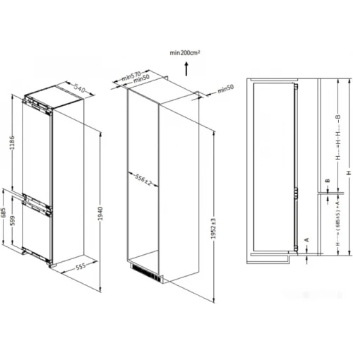 Холодильник HAIER HRF310WBRU