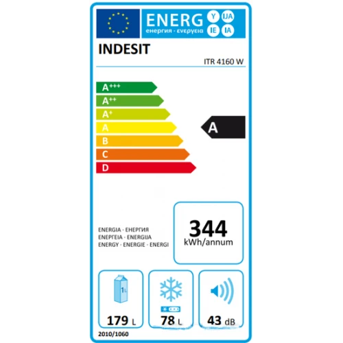 Холодильник Indesit ITR 4160 W