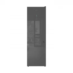 Холодильник Weissgauff WRK 195 D Full NoFrost Bru Steel Glass