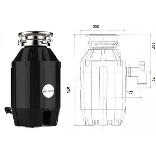 Измельчитель пищевых отходов Bone Crusher BC-910