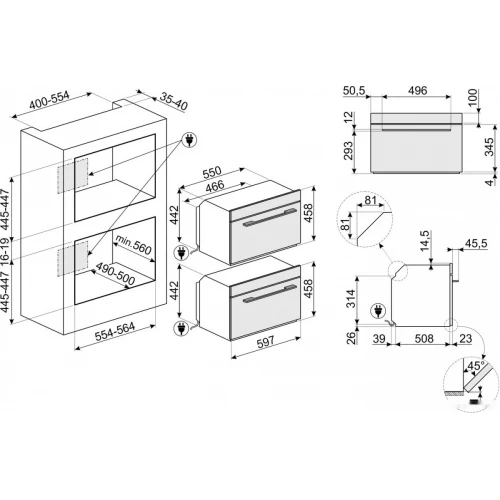 Духовой шкаф Smeg SF4101MCNO