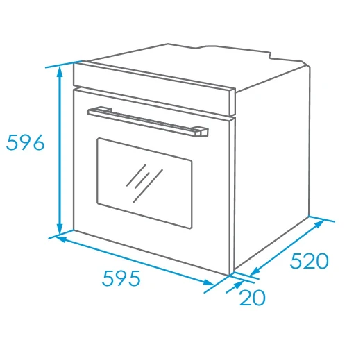 Духовой шкаф AKPO PEA 7009SED03 BX