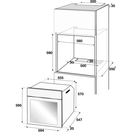 Духовой шкаф Beko BIM 24301 WCS