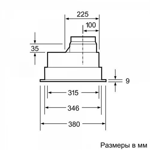 Вытяжка Bosch DHL555BL