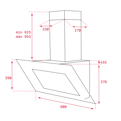 Вытяжка Teka DLV 985 LONDON BRICK