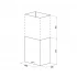 Вытяжка HOMSair Phlox Push 40 (нержавеющая сталь)