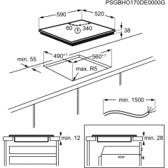 Варочная панель AEG HK565407FB
