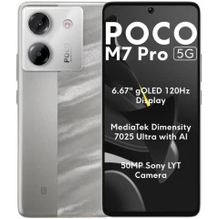 Телефон POCO M7 Pro 5G 8GB/256GB международная версия (серебристый)