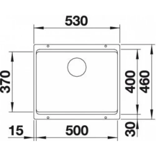Кухонная мойка Blanco Etagon 500-U Silgranit PuraDur (Антрацит)