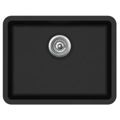 Кухонная мойка AquaSanita Arca SQA 102 601 W black metallic