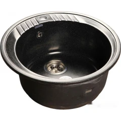 Кухонная мойка GranFest GF-R520 (черный)