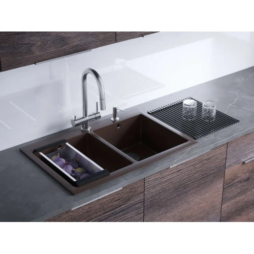 Кухонная мойка Omoikiri Bosen 80-2-CH шампань 4993841