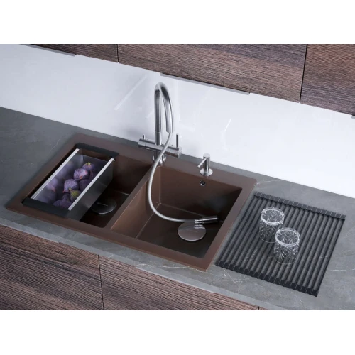 Кухонная мойка Omoikiri Bosen 80-2-CH шампань 4993841