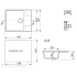 Кухонная мойка Ulgran QUARTZ Prima 605-07 (уголь)