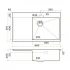 Кухонная мойка Omoikiri Akisame 86-LG-R Side 4997046 (светлое золото)