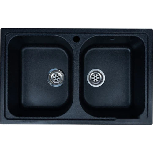 Кухонная мойка Granrus GR-785 W (черный)