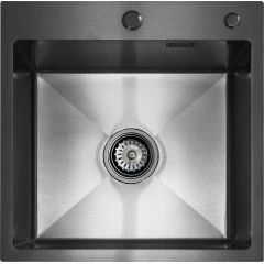 Кухонная мойка Blantek LS-5050B Nano black