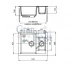 Кухонная мойка GranFest Quadro GF-Q610K