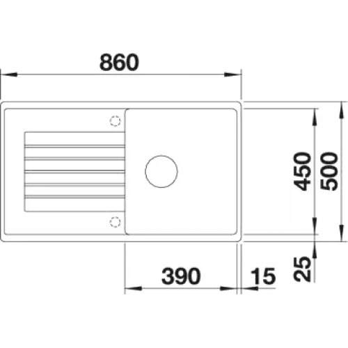 Кухонная мойка Blanco Zia 5S Silgranit PuraDur белый