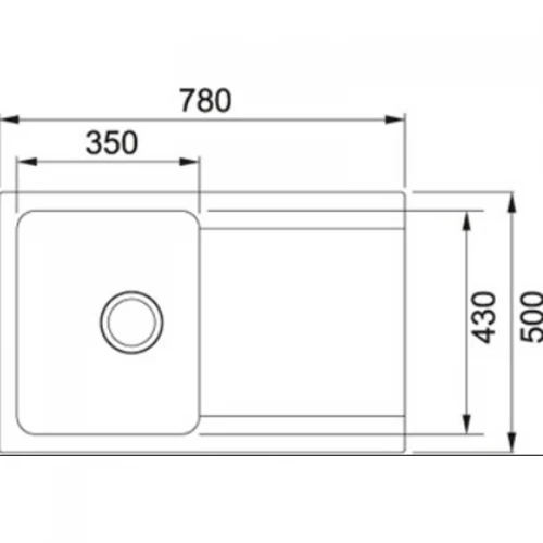 Кухонная мойка Franke OID 611-78 (Полярный белый)