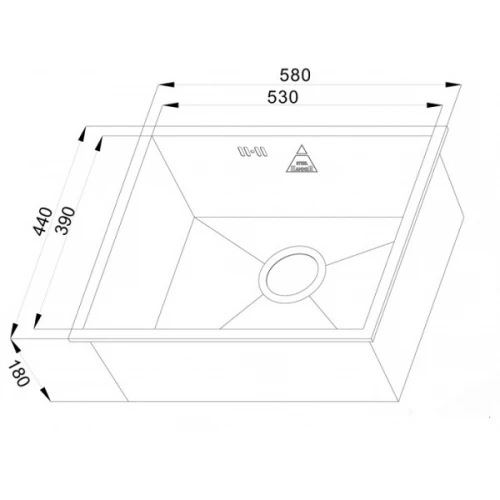 Кухонная мойка Zorg SH X 5844 Levos