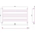Полотенцесушитель Сунержа Богема L 600x1100 31-0202-6011