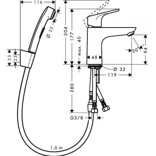 Смеситель Hansgrohe Focus 31927000