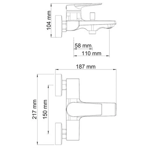 Смеситель Wasserkraft Lopau 3201
