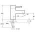 Смеситель Jacob Delafon Cuff E98298-CP