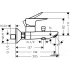 Смеситель Hansgrohe Talis E 71740000 (хром)