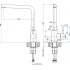 Смеситель GranFest QUARZ GF-Z5411 (песочный)