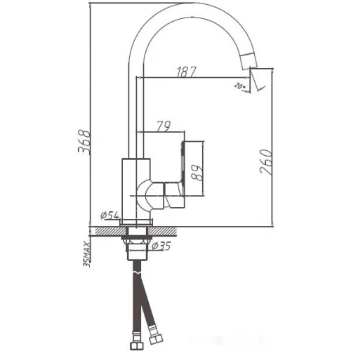 Смеситель Haiba HB71505