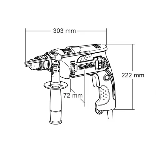 Дрель ударная Makita HP1640