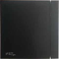 Осевой вентилятор Soler & Palau Silent-200 CHZ Matt Black Design 5210426200-013100