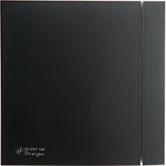 Осевой вентилятор Soler & Palau Silent-100 CHZ Matt Black Design 5210402300-011000