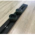 Розетка AVEL шинопровод 100 см + 1 евро розетка + 1 USB (черный)