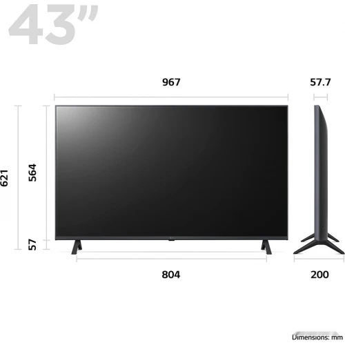 Телевизор LG UR78 43UR78006LK