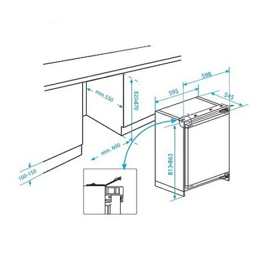 Однокамерный холодильник Beko BU 1100 HCA