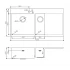 Кухонная мойка Omoikiri Akisame 100-2-LG-L