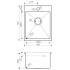 Кухонная мойка Omoikiri Akisame 41-IN