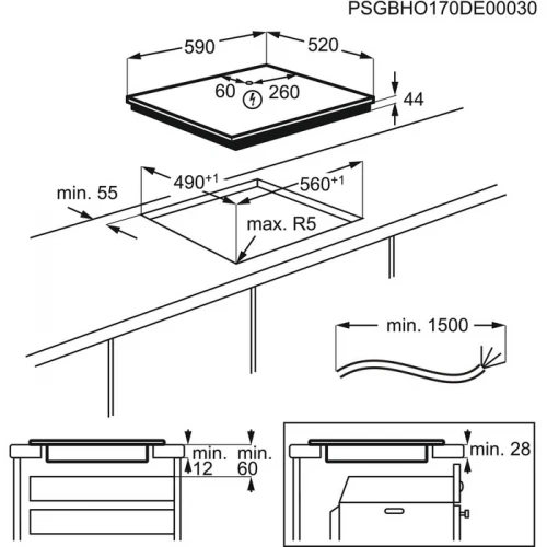 Варочная панель Electrolux IPE6453KF