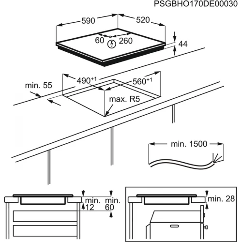 Варочная панель Electrolux IPE6492KF