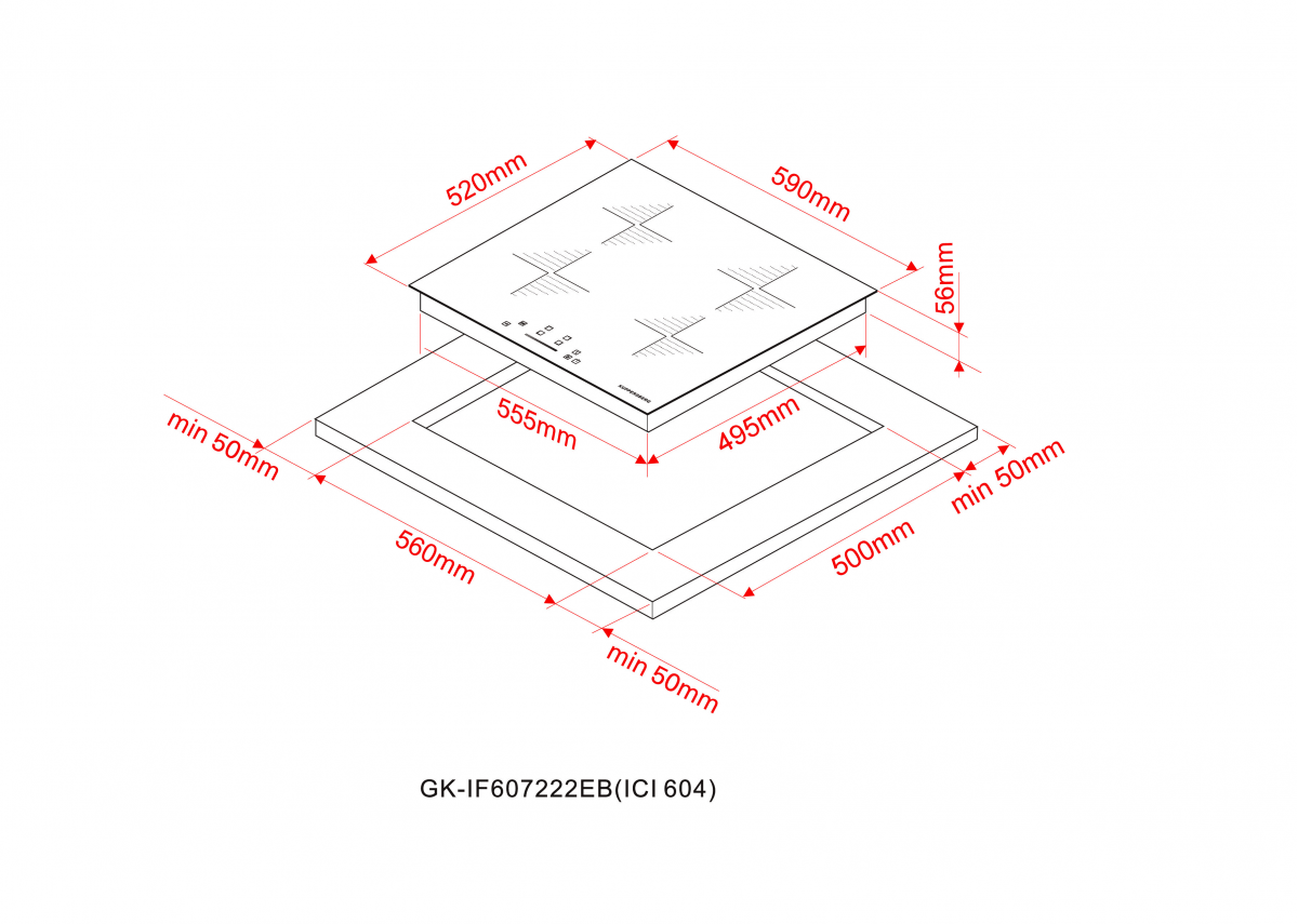 Варочная панель Kuppersberg ICI 604